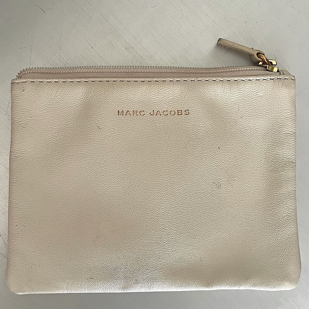 Marc Jacobs leather jewelry/travel pouch
